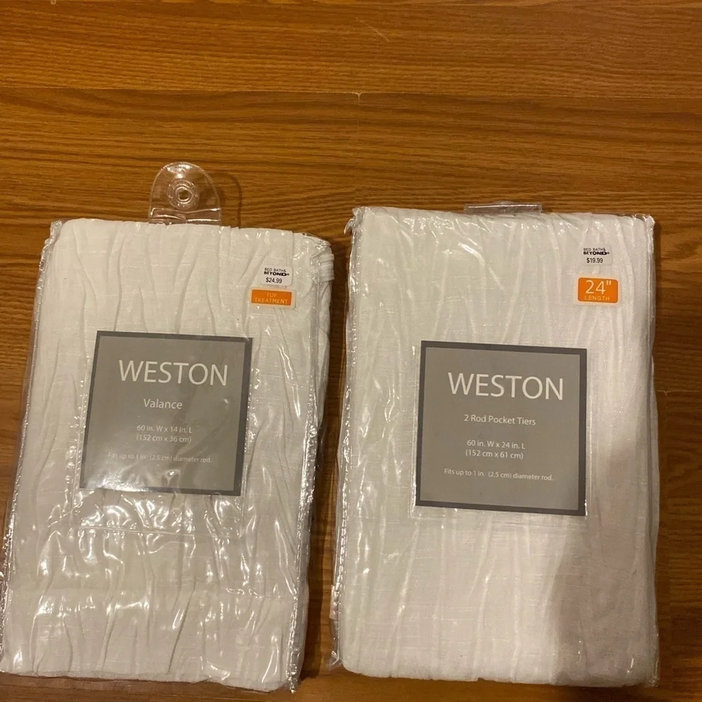 Weston Valance & 2 Rod Pocket Tiers (GA)